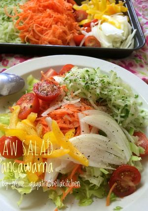 Foto resep Raw Salad Pancawarna