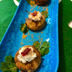 A picture of Vegan Christmas Canapes.