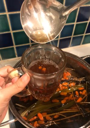 Hình của món Nước sâm kỷ tử.
