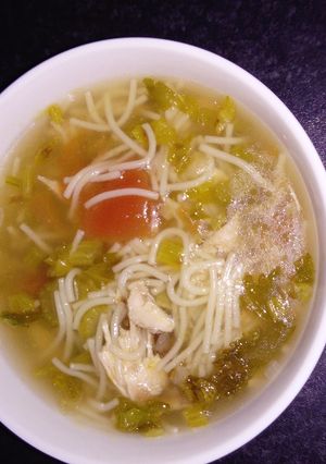 Une photo de Soupe de poulet