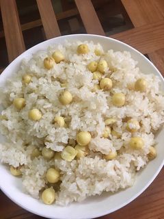 Hình của món Xôi hạt sen.