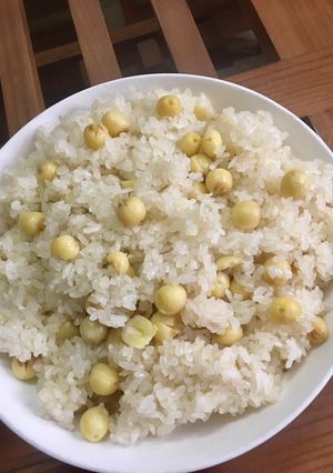 Hình của món Xôi hạt sen.