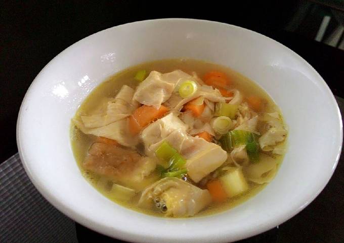 Soup kembang tahu favorit keluarga