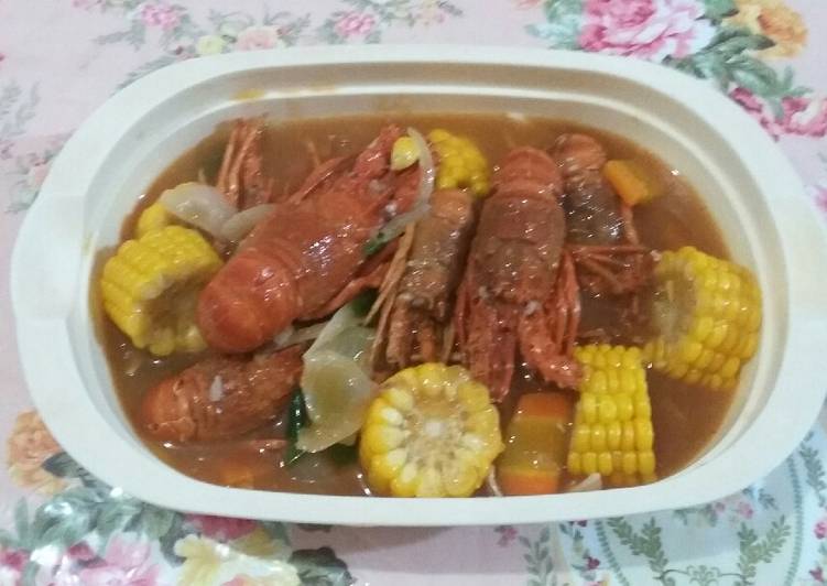 Cara mudah meracik 50. Lobster baby asam manis endeus yang Sempurna