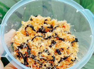 Hình của món Ruốc tôm rong biển (cho bé).