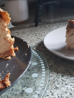 Una foto de Tarta de Queso con Manzana