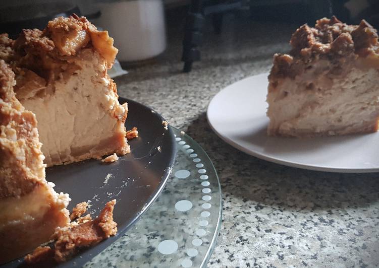 Tarta de Queso con Manzana