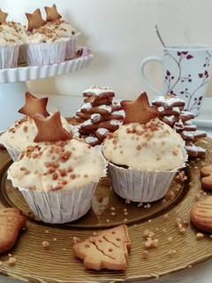 Una foto de Cupcakes de turrón