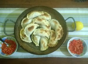 Una foto de Empanadas de repollo, o empanadas alemanas