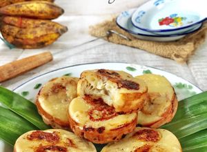 Foto resep Roti pisang Banjar #pekaninspirasi