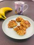 Biscotti avena, banana e mandorle in Air Fryer