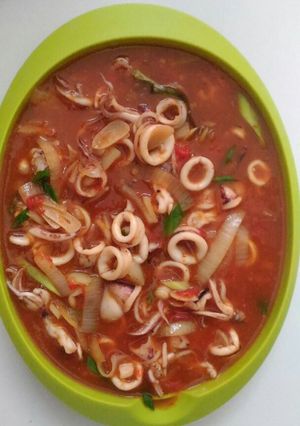Foto resep Cumi pedas manis