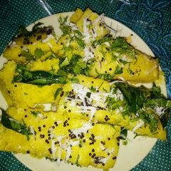 A picture of Khaman dhokla.
