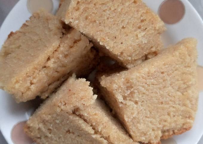 Eggless Wheat cake Recipe