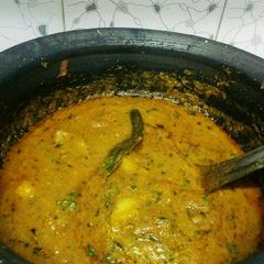 A picture of Dum Aloo.