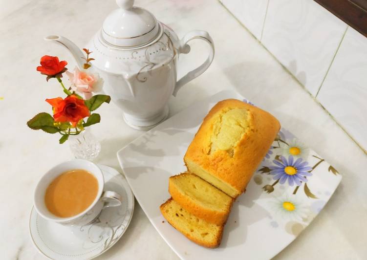 Recipe: Appetizing Lemon tea cake without oven without butter