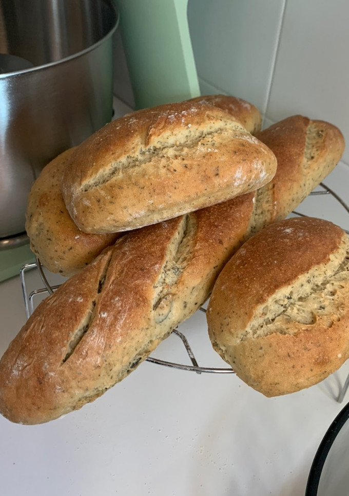 Una foto de Pan de pipas de calabaza