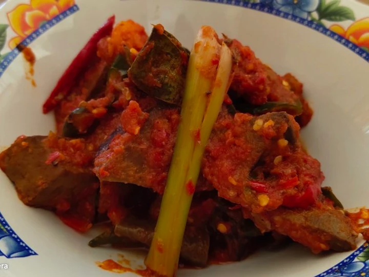 Cara Gampang Membuat Resep Balado hati sapi yang Enak