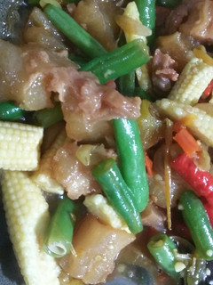 Foto resep Asem asem kikil buncis