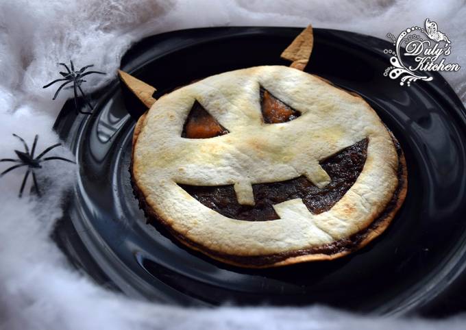 Tortitas con Chocolate -Diablo Halloween- Receta de Duly's Kitchen- Cookpad