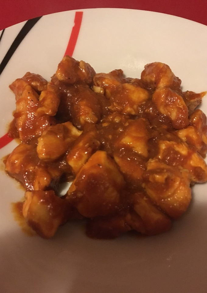 Una foto de Carne con tomate