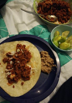 Una foto de Tacos de soya