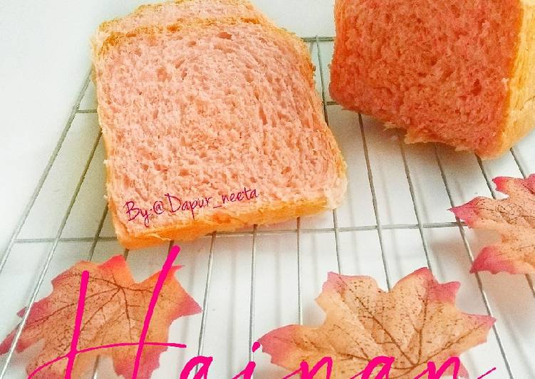 Langkah Mudah untuk Menyiapkan Hainan bread /kopitiam (lowsugar,eggless,lowfat bread) Anti Gagal