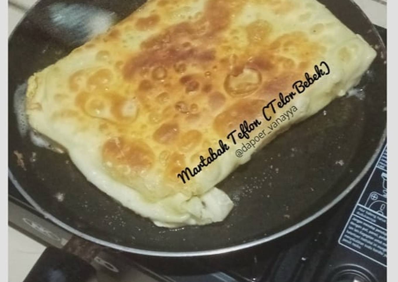 Martabak Teflon (Telor Bebek)
