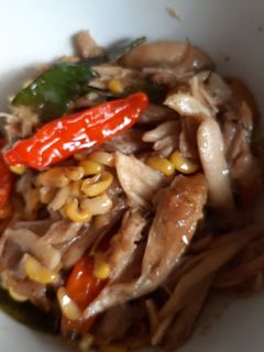 Foto resep Tumis ayam suwir Jagung