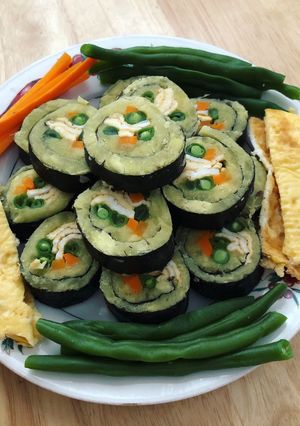 Hình của món Kim pắp Khoai Lang.