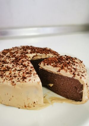รูปของ เค้ก​ช็อกโกแลต​ครีม​กาแฟ(keto)​