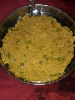 A picture of Namkeen Matar Rice.