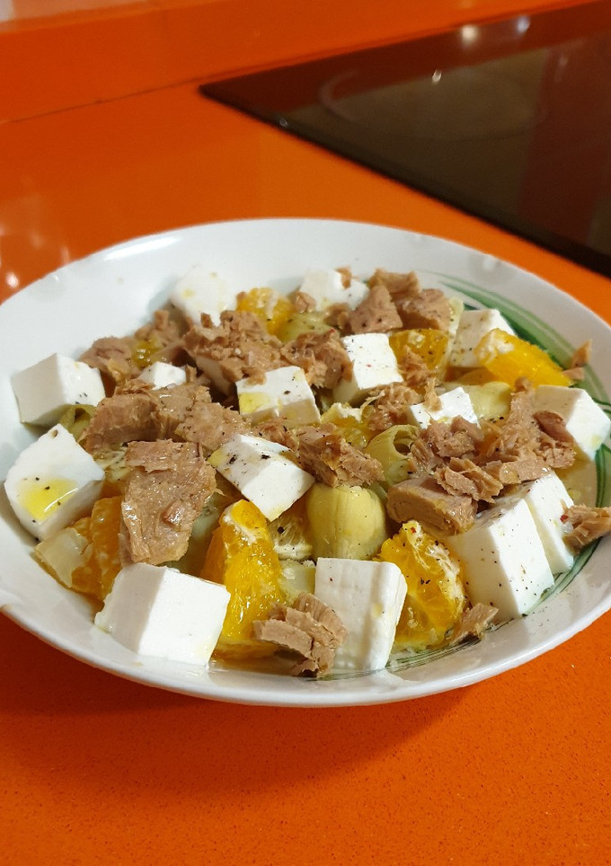 Una foto de Ensalada de invierno (receta de aprovechamiento y económica)