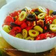 Ensalada de pimientos asados y anchoas