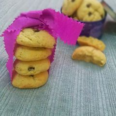 A picture of Eggless wheat flour cookies.