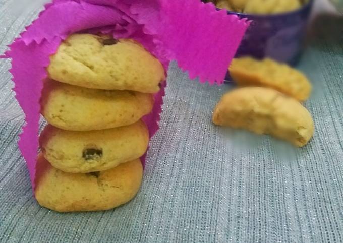 Eggless wheat flour cookies