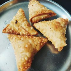 Corn Samosas A picture of Corn Samosas.