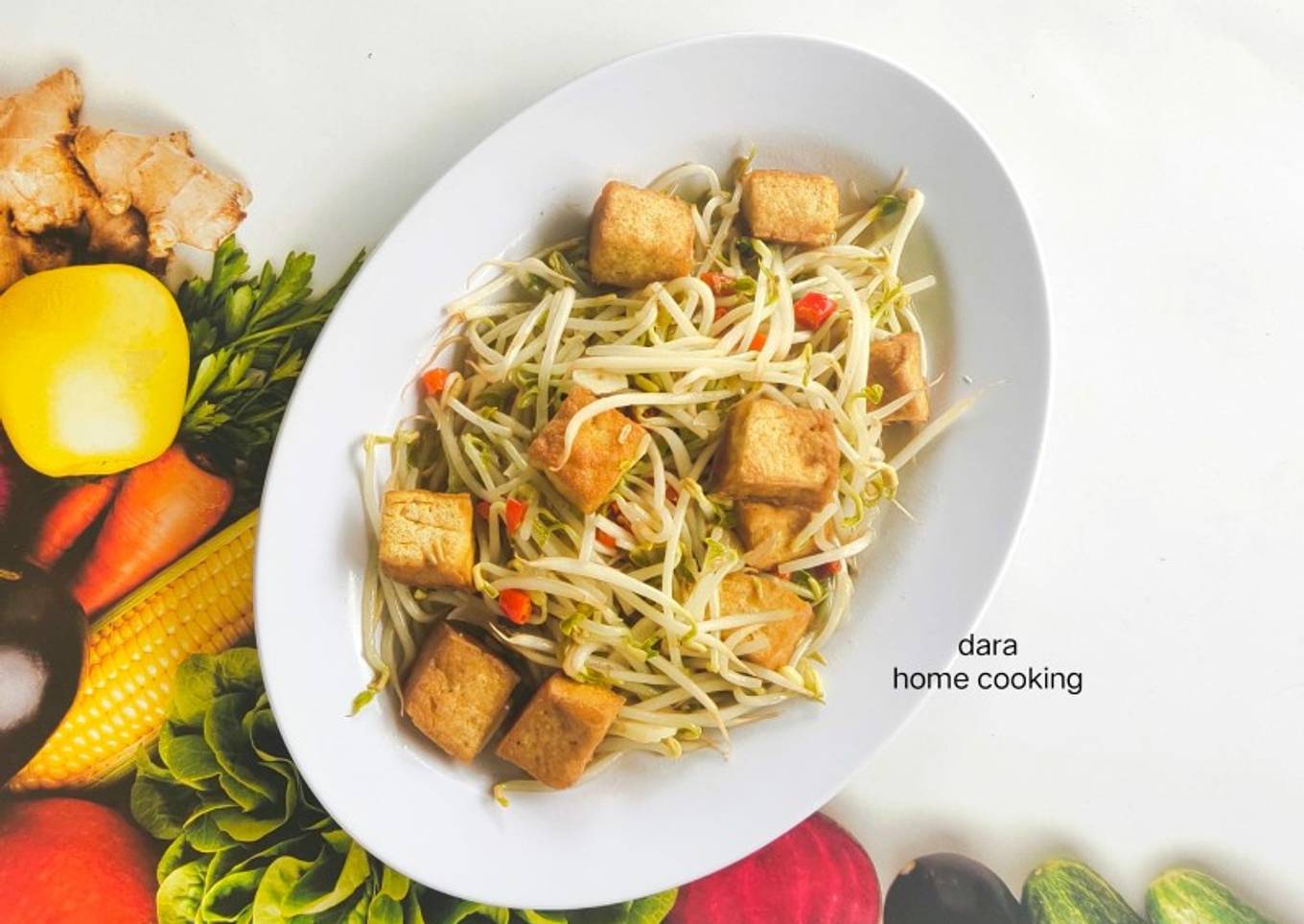 Tumis Tauge dan Tahu