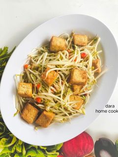 Foto resep Tumis Tauge dan Tahu