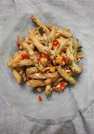 Foto resep Buncis kriuk cabe garam