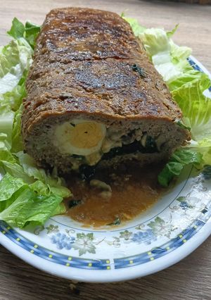 Una foto de Redondo de Carne picada Relleno