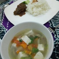 A picture of Tofu Soup.