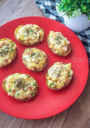 Foto resep Smoked Beef Baked Potatoes