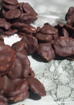 Una foto de Rocas de chocolate