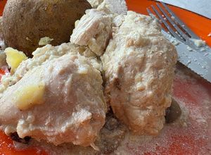Una foto de Pollo en Crema de Champiñones (Thermomix TM6)