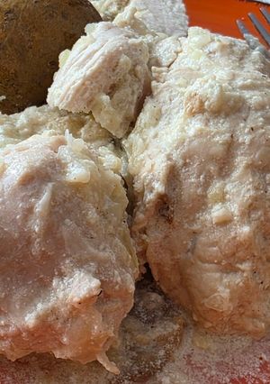Una foto de Pollo en Crema de Champiñones (Thermomix TM6)