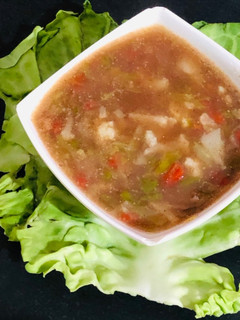 A picture of Mix veg Ragi soup.