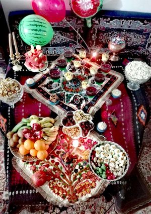 عکسی از دستور یلدا 1400