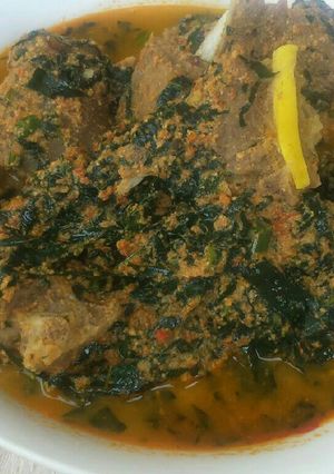 A picture of Yummy egusi soup.