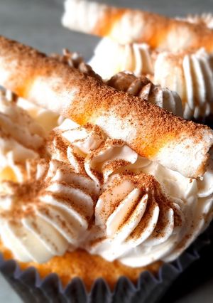 Una foto de Cupcakes tiramisú